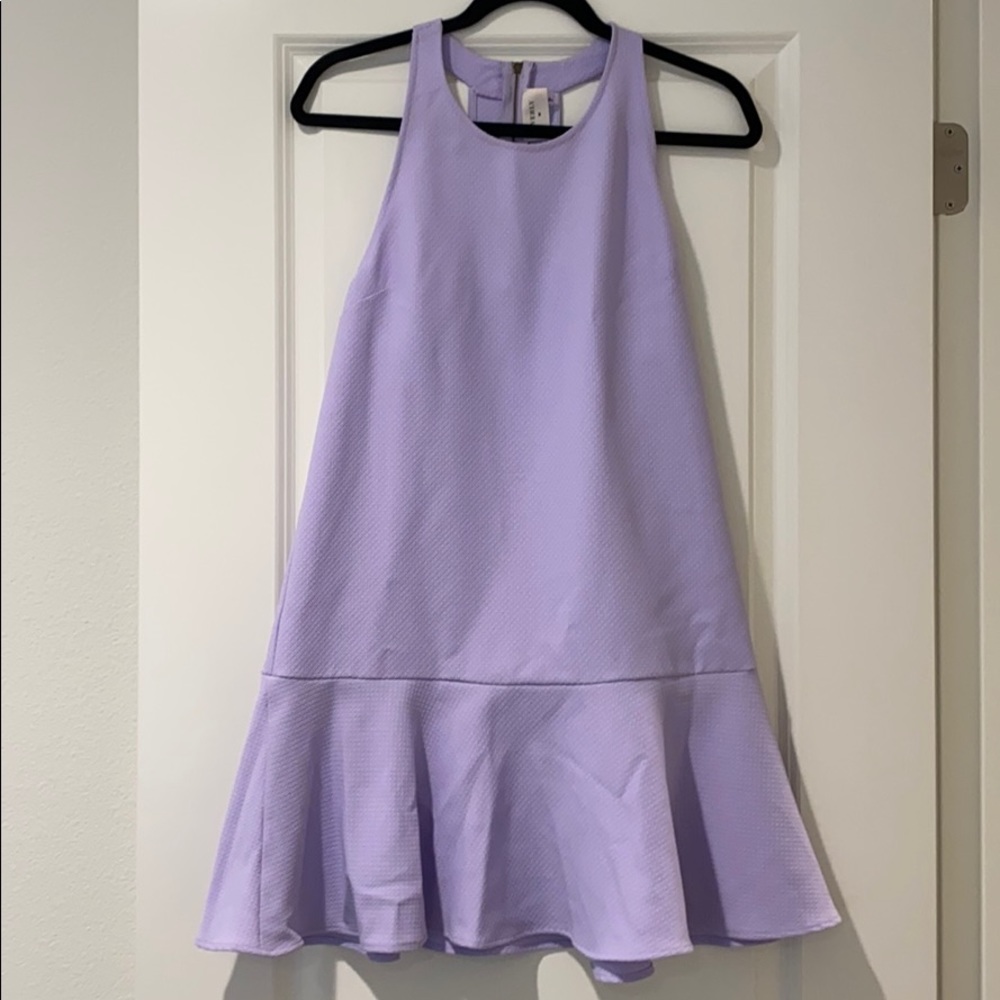 Everly lavender dress.